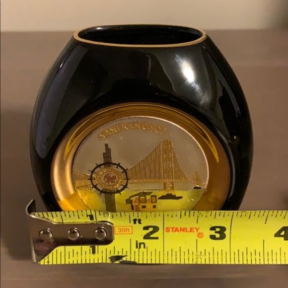 The Art of Chokin 24K Gold Edged Decorative Vase - Picture 8 of 9